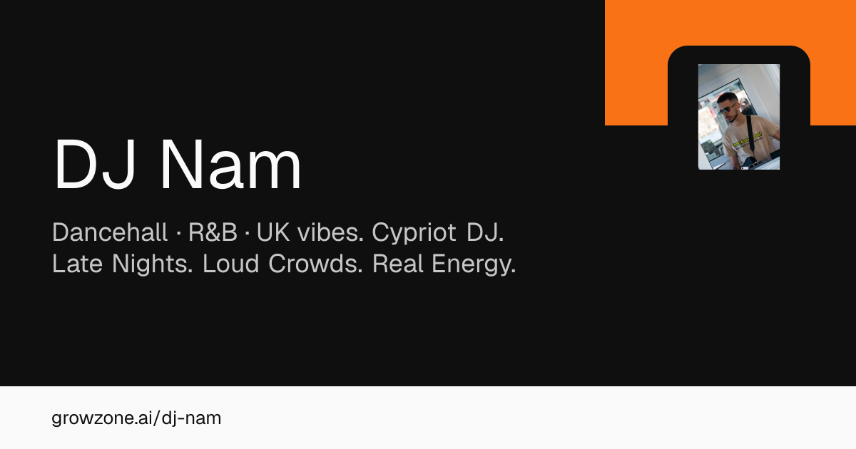 DJ Nam site preview
